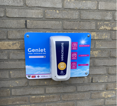 Dispenser zonnebrandcreme